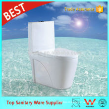 Foshan Sanitaires Fournisseur Blanc Couleur S-piège Siphon Jet One Piece Toilettes